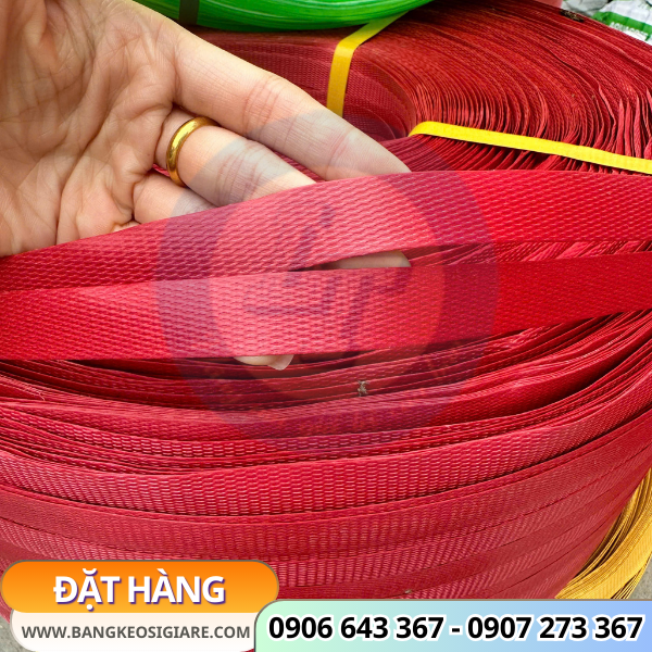 Dây đai nhựa đan giỏ đủ màu, đủ size, đủ trọng lượng giá sỉ Dây đai nhựa đan giỏ đủ màu, đủ size, đủ trọng lượng giá sỉ