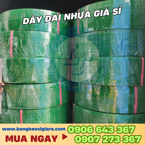 Dây đai nhựa đóng hàng giá sỉ nhiều màu Dây đai nhựa đóng hàng giá sỉ nhiều màu