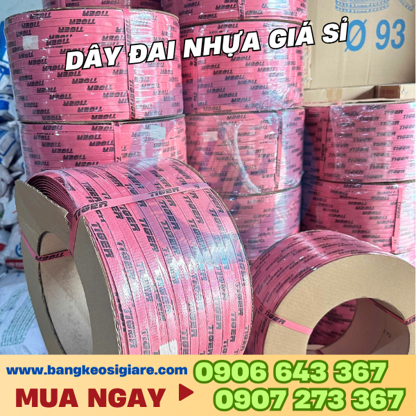 Dây đai nhựa đóng hàng giá sỉ nhiều màu Dây đai nhựa đóng hàng giá sỉ nhiều màu