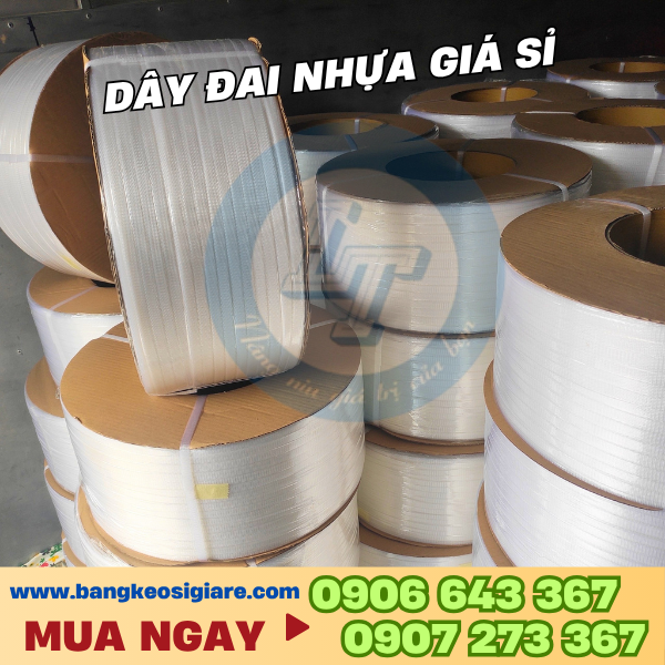 Dây đai nhựa đóng hàng giá sỉ nhiều màu Dây đai nhựa đóng hàng giá sỉ nhiều màu