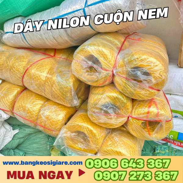 Dây nilon cuộn nem giá sỉ TP.HCM – Dây buộc nem giá rẻ số lượng lớn Dây nilon cuộn nem 500g