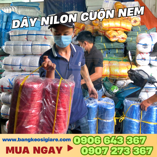 Dây nilon cuộn nem giá sỉ TP.HCM – Dây buộc nem giá rẻ số lượng lớn Dây nilon cuộn nem giá sỉ TP.HCM – Dây buộc nem giá rẻ số lượng lớn