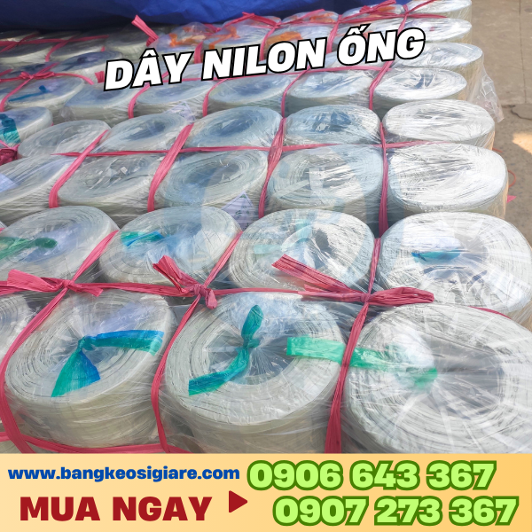 Dây nilon ống buộc hàng giá sỉ TPHCM Dây nilon ống buộc hàng giá sỉ TPHCM