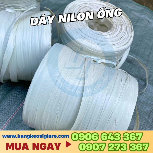 Dây nilon ống buộc hàng giá sỉ TPHCM Dây nilon ống 2kg