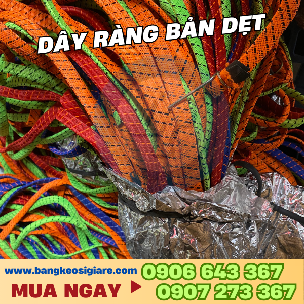 Dây thun ràng hàng bản dẹt giá sỉ đủ màu Dây thun ràng hàng bản dẹt giá sỉ đủ màu