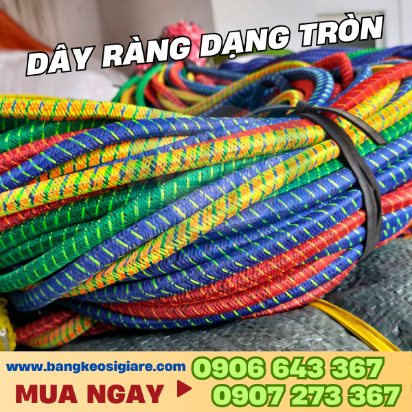 Địa chỉ bán dây thun ràng đồ dạng tròn giá sỉ Dây ràng tròn bản nhỏ đa dạng màu sắc