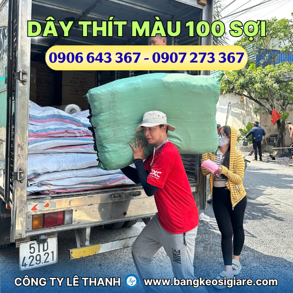 Dây thít màu túi 100 sợi giá sỉ nhiều kích cỡ Dây thít màu túi 100 sợi giá sỉ nhiều kích cỡ