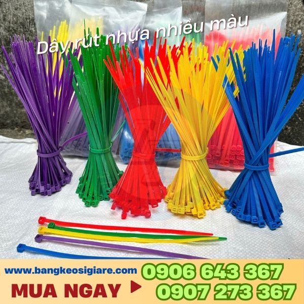 Dây thít nhựa 100 sợi nhiều size giá sỉ Dây thít nhựa 100 sợi nhiều size giá sỉ