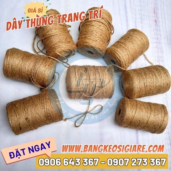 Dây thừng trang trí handmade giá sỉ nhiều kích thước Dây thừng trang trí handmade giá sỉ nhiều kích thước