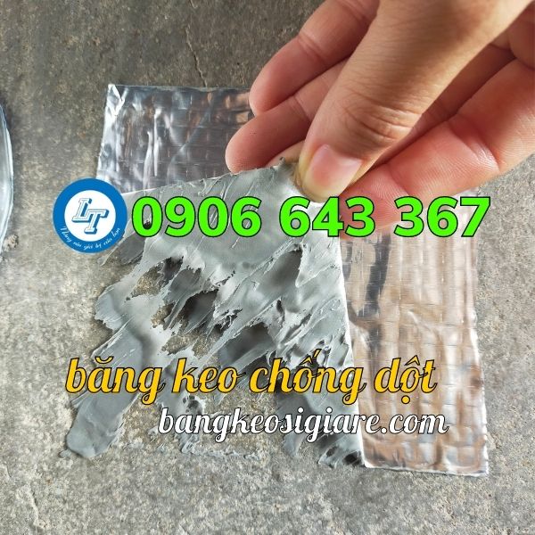 băng keo chống thấm Butyl Rubber Tape chính hãng, giá sỉ độ dính băng keo chống thấm