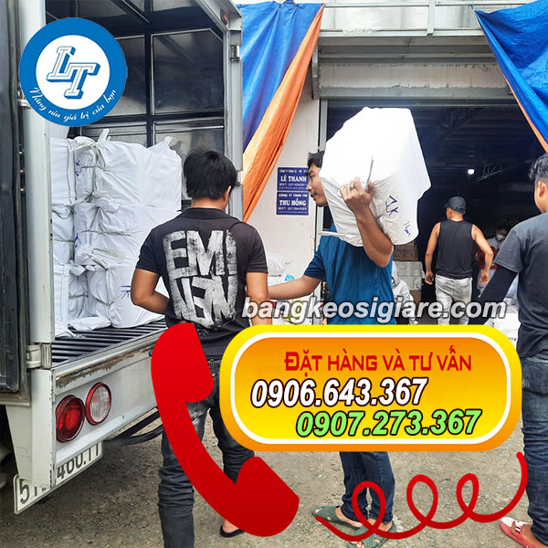 SỈ BĂNG KEO TRONG 5FX100Y, 200Y ĐÓNG THÙNG giao hàng dính trong