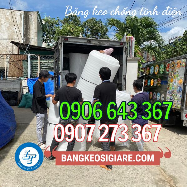 SỈ BĂNG KEO CHỐNG TĨNH ĐIỆN THEO CUỘN GIÁ TỐT NHẤT giao hàng băng keo chống tĩnh điện