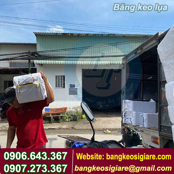 CHUYÊN BÁN SỈ BĂNG KEO LỤA, BĂNG KEO NON QUẤN ỐNG NƯỚC giao hàng băng keo non