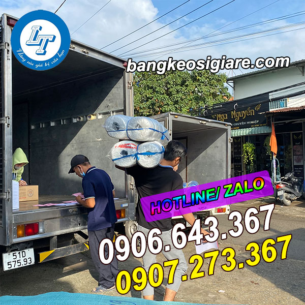 ĐẠI LÝ BĂNG KEO DÁN 2 MẶT 48MM X 10Y, 50Y GIÁ SỈ giao hàng băng keo tại công ty