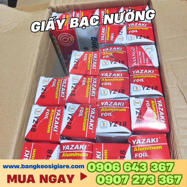 Giá sỉ 1 thùng giấy bạc nướng 1 thùng giấy bạc nướng 24 cuộn