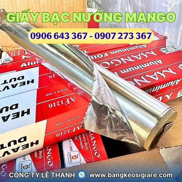 Giấy bạc nướng thực phẩm hiệu Mango nhiều trọng lượng giá sỉ Giấy bạc nướng thực phẩm hiệu Mango nhiều trọng lượng giá sỉ