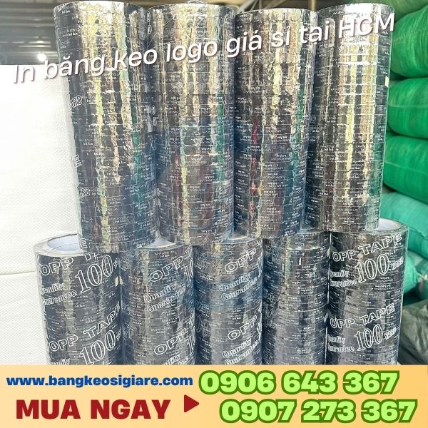 In băng keo logo giá sỉ tại HCM In băng keo logo giá sỉ tại HCM
