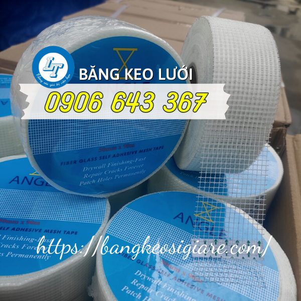 mua giá sỉ rẻ băng dính lưới dùng dán trần thạch cao băng keo lưới