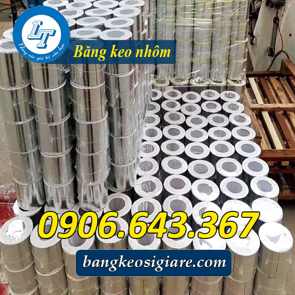 Nơi sản xuất băng keo bạc chịu nhiệt kho băng dính nhôm