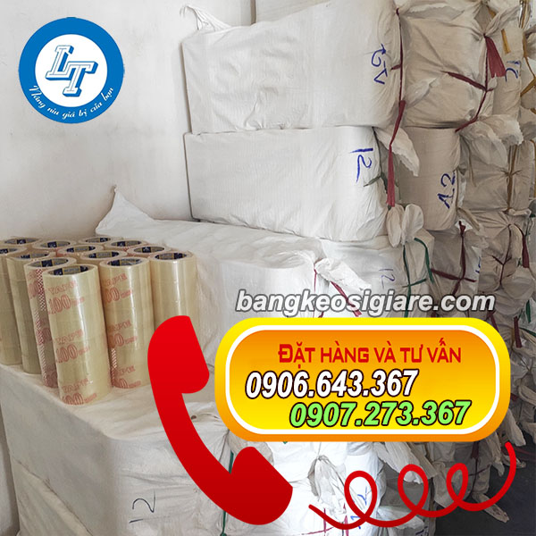 SỈ BĂNG KEO TRONG 5FX100Y, 200Y ĐÓNG THÙNG kho băng dính trong