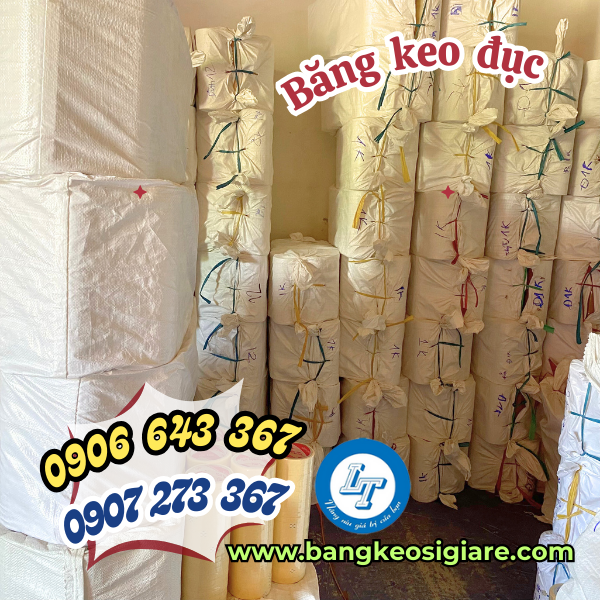 nhà sản xuất băng keo đục giá sỉ rẻ theo yêu cầu kho băng keo đục