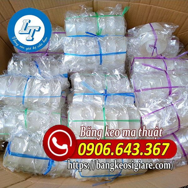 CƠ SỞ BĂNG KEO SIÊU DÍNH TRONG SUỐT GIÁ RẺ TPHCM kho băng keo ma thuật