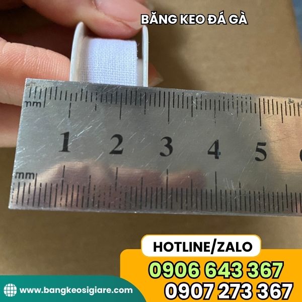 PHÂN PHỐI BĂNG KEO ĐÁ GÀ 10 CÂY/HỘP kích thước băng keo đá gà