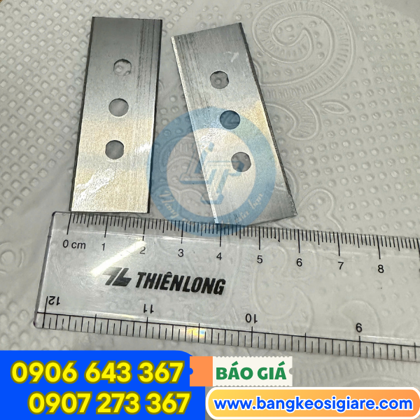 Khổ rộng của lưỡi dao cắt dài Khổ rộng của lưỡi dao cắt dài