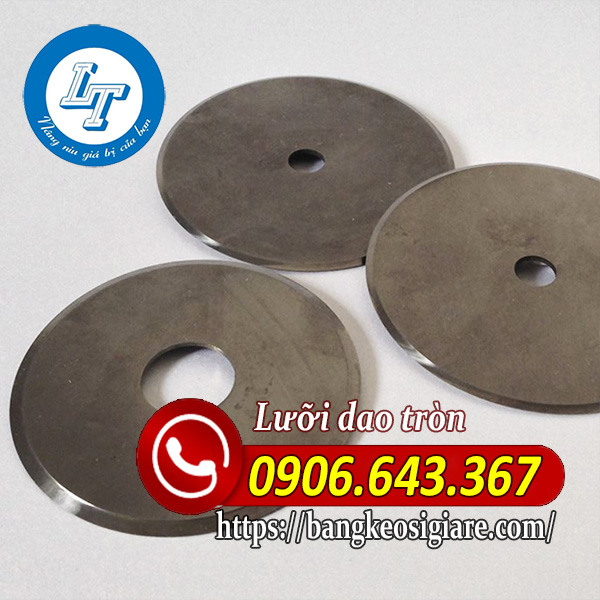 LƯỠI DAO TRÒN TRÊN MÁY CẮT BĂNG KEO lưỡi dao tròn đa kích thước
