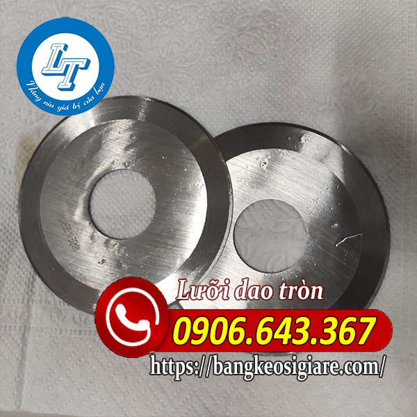 LƯỠI DAO TRÒN TRÊN MÁY CẮT BĂNG KEO lưỡi dao tròn