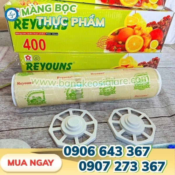 Màng bọc thực phẩm Reyouns 400 giá tố Màng bọc thực phẩm Reyouns 400 giá tố