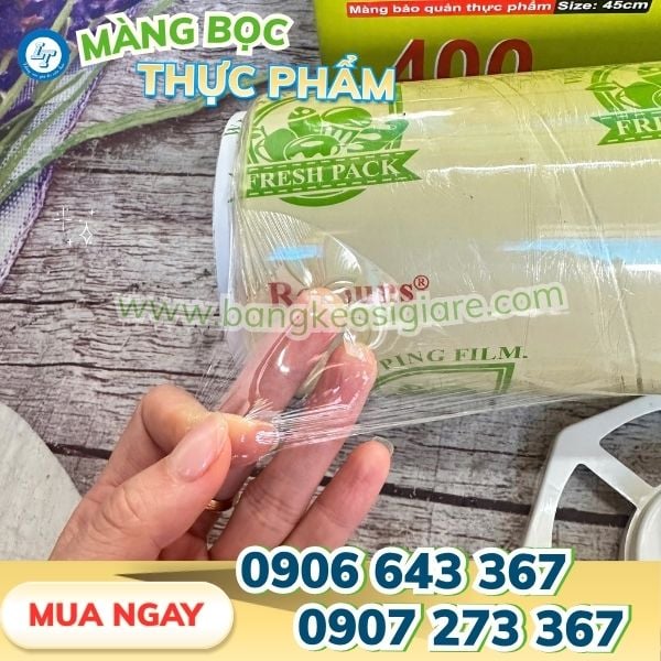 Màng bọc thực phẩm Reyouns 400 giá tố Màng bọc thực phẩm Reyouns 400 giá tố