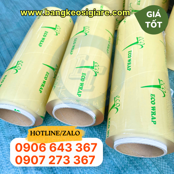 Màng bọc thực phẩm ECO WRAP 30cm x 500m không hộp giá tốt Màng bọc thực phẩm ECO WRAP 30cm x 500m không hộp giá tốt