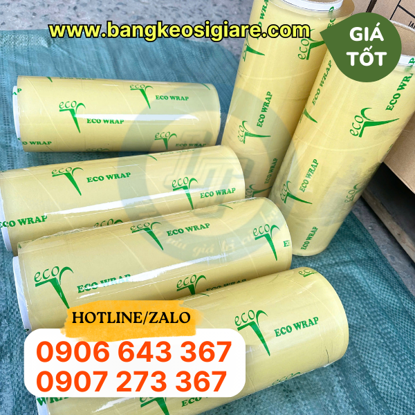 Màng bọc thực phẩm ECO WRAP 30cm x 500m không hộp giá tốt Màng bọc thực phẩm ECO WRAP 30cm x 500m không hộp giá tốt