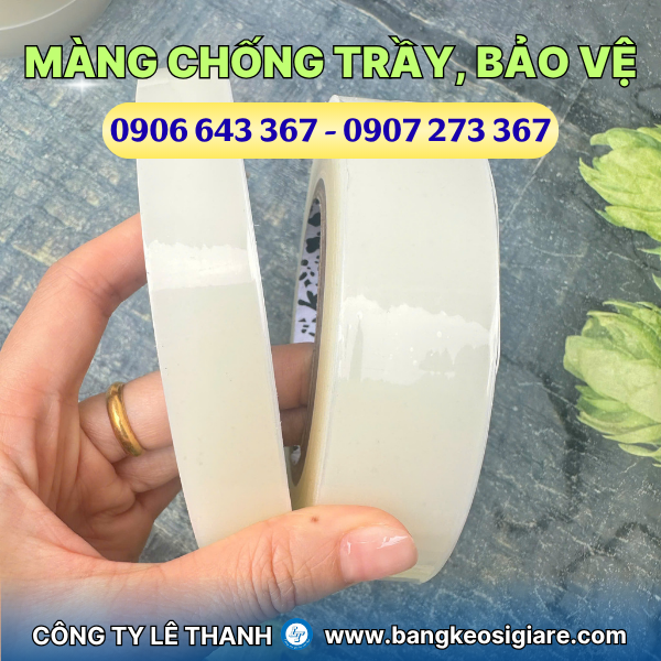 Màng chống xước bề mặt giá sỉ rẻ Màng dán chống xước màu trắng trong
