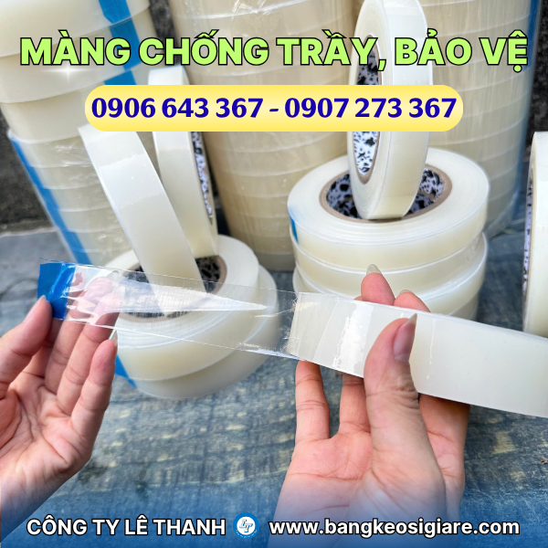 Màng chống xước bề mặt giá sỉ rẻ Màng dán chống trầy có bề mặt keo dính nhẹ