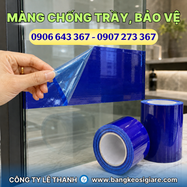 Màng chống xước bề mặt giá sỉ rẻ Màng dán chống trầy bề mặt kính