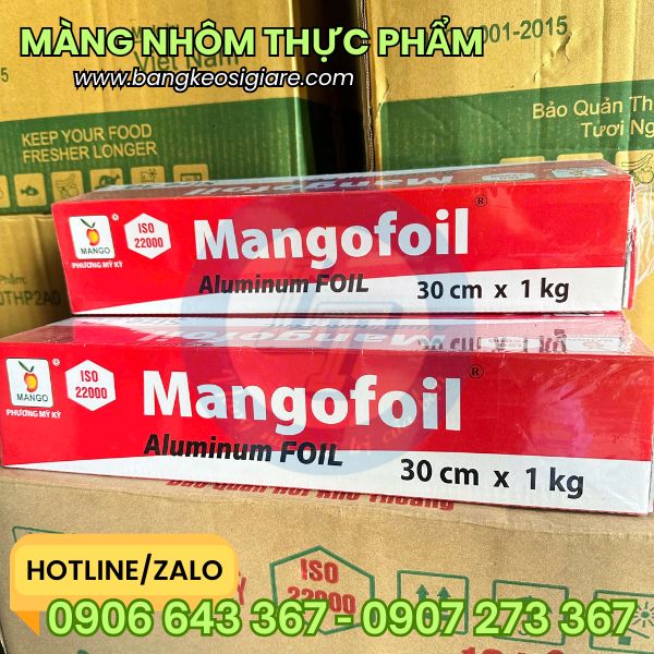 Màng nhôm bọc thực phẩm giá sỉ Màng nhôm bọc thực phẩm giá sỉ