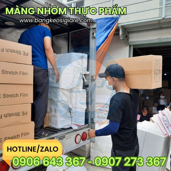 Màng nhôm bọc thực phẩm giá sỉ Màng nhôm bọc thực phẩm giá sỉ