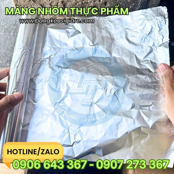 Màng nhôm bọc thực phẩm giá sỉ Màng nhôm bọc thực phẩm giá sỉ