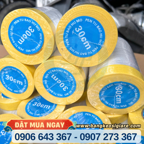 Băng keo nilon che sơn size 30cm Băng keo nilon che sơn size 30cm