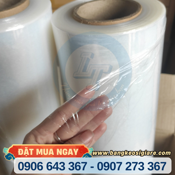 Mua sỉ giá rẻ màng pe trắng khổ 10cm Màng Pe có độ co giãn, dẻo dai