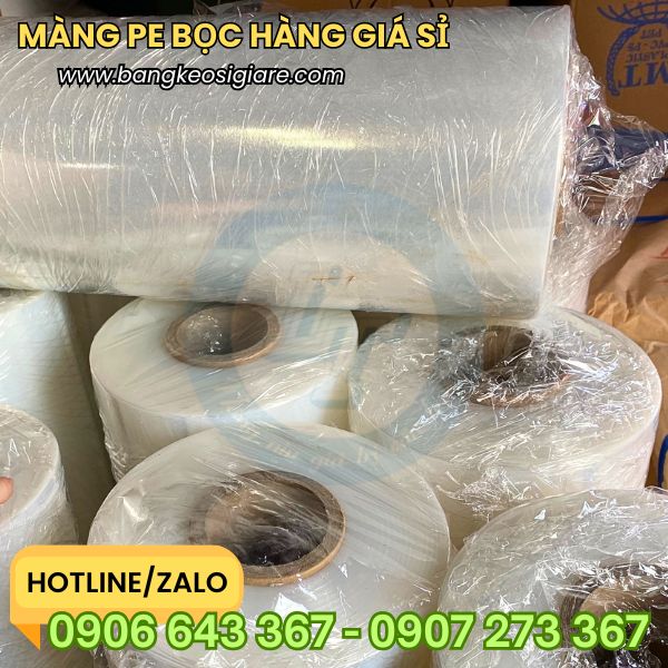 Kho màng PE cung cấp số lượng lớn giá sỉ Màng PE quấn máy đặt theo yêu cầu