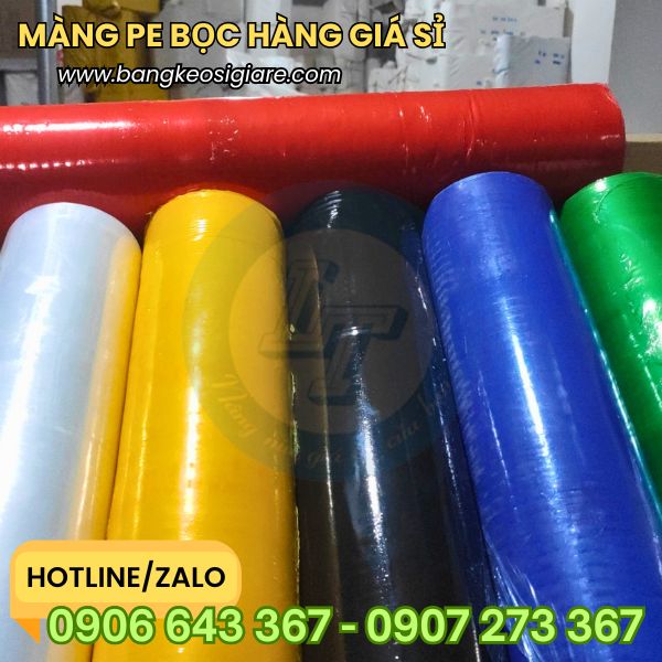 Kho màng PE cung cấp số lượng lớn giá sỉ Màng PE đa dạng màu sắc