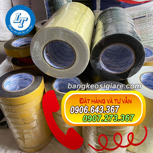 KHO BĂNG DÍNH MÚT XỐP ĐEN, TRẮNG TẠI HCM mouse xốp giá rẻ