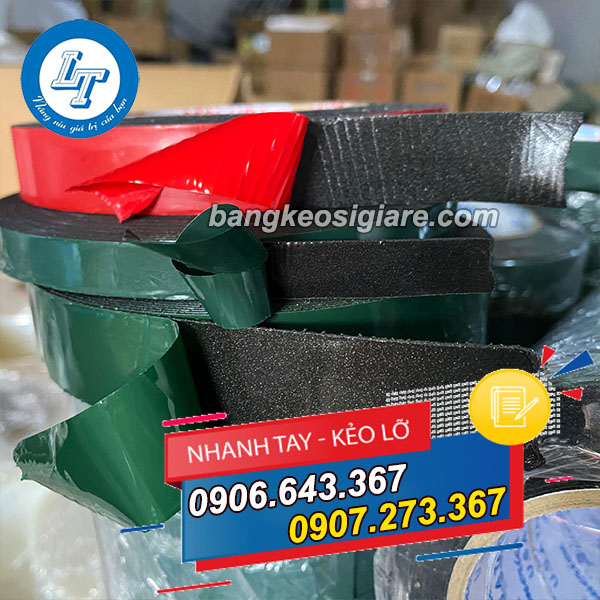 băng dính hai mặt mút xốp giá cực rẻ băng dính hai mặt mút xốp