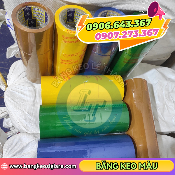 Băng keo màu đa dạng ngay tại kho Băng keo màu đa dạng ngay tại kho