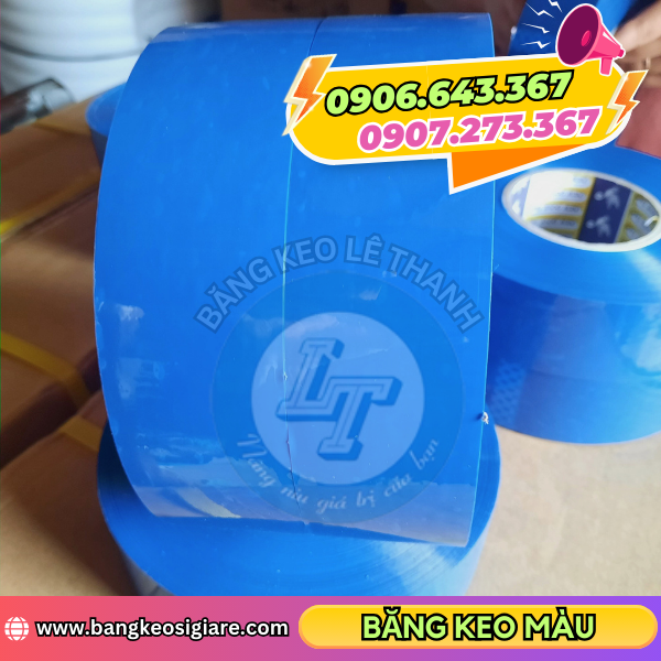 Băng keo màu xanh 900g sản xuất theo yêu cầu Băng keo màu xanh 900g sản xuất theo yêu cầu