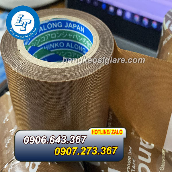 SỈ BĂNG KEO TEFLON 5CM CHỐNG CHỊU NHIỆT băng keo teflon chịu nhiệt 5f
