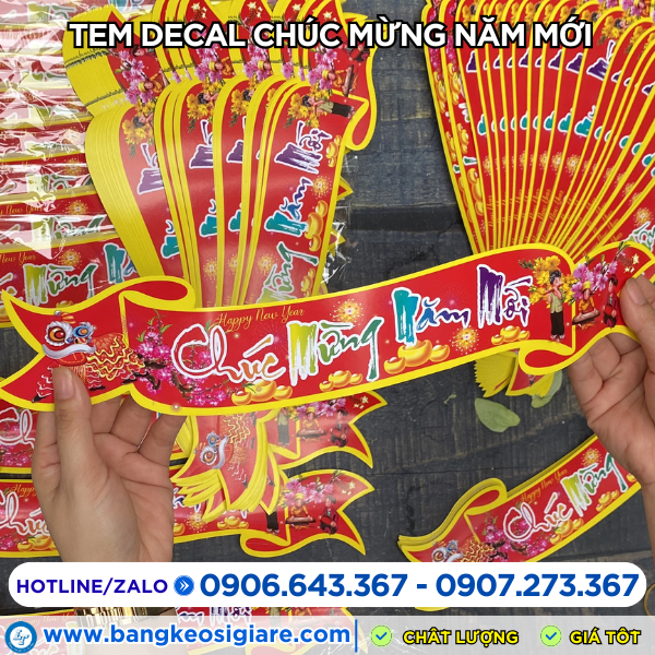 Tem in chữ chúc mừng năm mới màu sắc, rõ nét Tem in chữ chúc mừng năm mới màu sắc, rõ nét